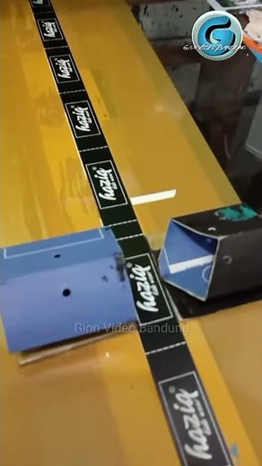 Manual Screen Printing Process for Clothes | Sablon Satin Label #Shorts