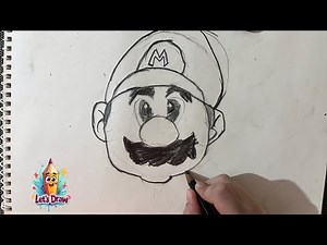 How to Draw Mario EASY! A Kid's Drawing Guide for Beginners ✏️
