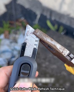 Quick Cutter Blade Refresh Technique #CutterTool #BladeChange #SmartFix #DIYTrick #HandToolInfo | lamaestramiel