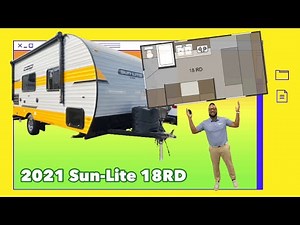 The Most POPULAR Sunset RV... 2021 SUN-LITE 18RD w/ Murphy bed NOW available at VEURINKS RV CENTER!