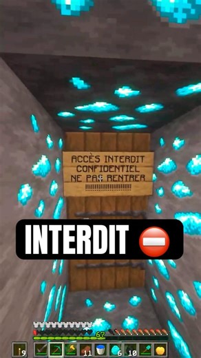 This mine hides a trap… 😨💎 #minecraft #minecraftsurvival