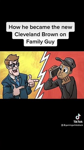 How Azerrz Got The Role Of Cleveland On Family Guy #shorts