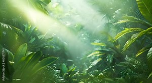 Diverse tropical rainforest with various plant species complete ecosystems fertile biomes. Concept Rainforest Biodiversity, Rich Plant Life, Diverse Ecosystems, Tropical Biomes