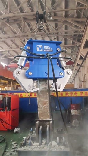 Twin-Cylinder Hydraulic Pile Breaker | Fast & Controlled Pile Head Removal