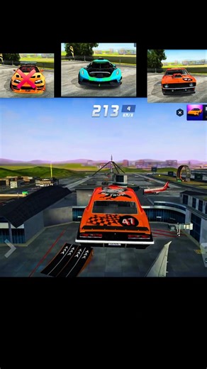 Top 3 Best SuperCar Bridge Challenge // Who will Win?🤔 // Extreme Car Driving Simulator #shorts EP9