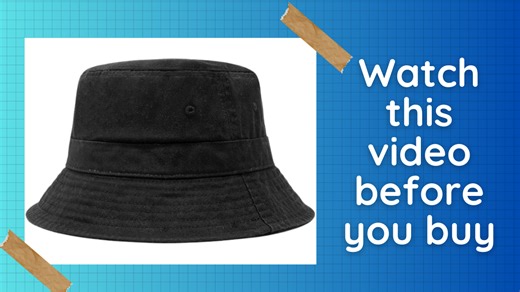 Watch Honest review of bucket hat on Amazon Live