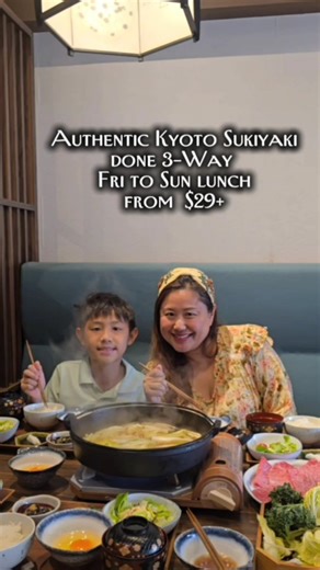 mypreciouzkids on Instagram: "🎉Kyoto Sukiyaki Set from $29+ with 3 different sukiyaki experiences with free flow rice and vegetable only available for lunch from Fri to Sun🎉 This is @sukiyaki_yotaro is a cozy Japanese restaurant in middle of Tanjong Pagar focusing on Kanto and Kansai style Sukiyaki and Shabu Shabu. From Fridays to Sundays, you can even enjoy their weekend Sukiyaki lunch sets from just SGD29+ What is unforgettable is you can experience it 3 different ways in a single seating 1.