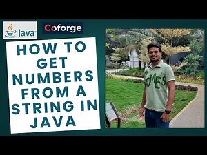 How to Get Numbers from a String in Java | Java String Manipulation