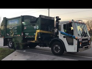 Super Fast Waste Pro Mack LR Hercules Automated Side Loader Garbage Truck