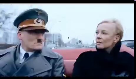 This actor is Oliver Masucci.He dressed as Adolf Hitler and filmed unscripted scenes at key locations across Germany.Just look at how German people react when they see Hitler .