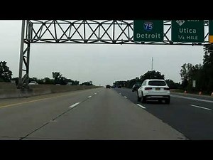 Interstate 75 - Michigan (Exits 81 to 74) southbound