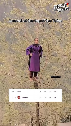 Arsenal phir ped par chad gayi dosto | Tackle From Behind