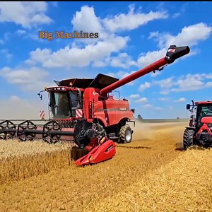 2.7K views · 160 reactions | Short Video of Case IH Combine Harvester While Working✅✈ #caseih #harvester #agriculture #farming | Big Machines | Facebook