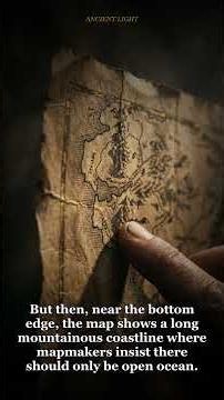 This Old Map Shows Land That "Wasn't Discovered Yet"