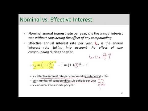 Eng Economic Analysis - Nominal & Effective Interest Rates