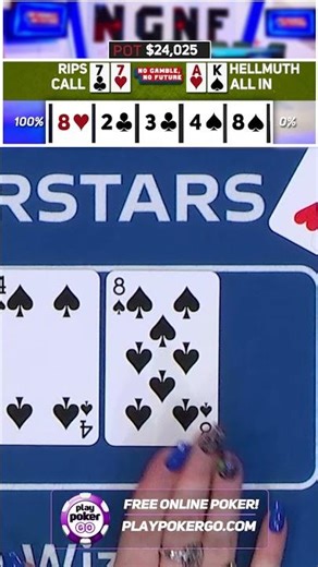 Hellmuth ALL-IN! 🫨 FLIP with ACE KING!