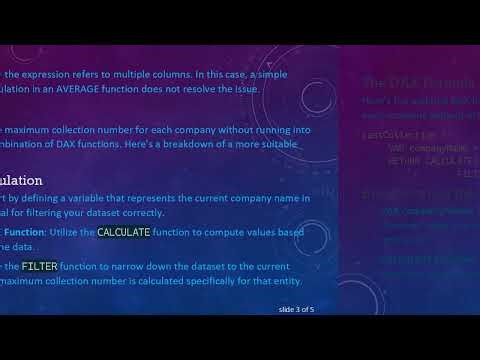 DAX Count Max Value By Group: Finding the Highest Collection Number for Each Company in Power BI