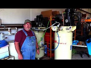 Plumbing the barn for our new Ingersoll Rand 5HP 60-Gallon Vertical Air Compressor Model# SS5L5