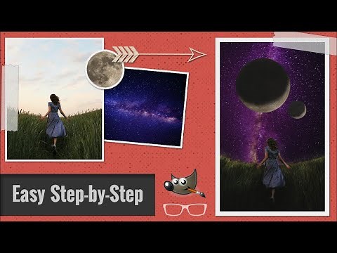 How To Create a Fantasy Day to Night Composite in GIMP