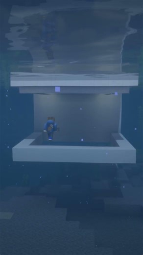This Minecraft Underwater House is INSANE #shorts