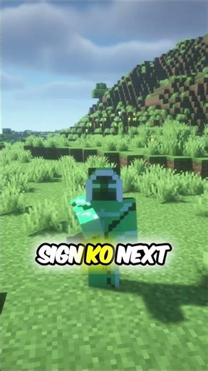 Minecraft sign glow-up tutorial! #minecraft #shorts