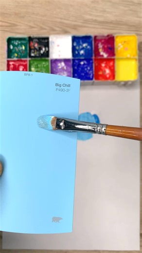 Sky Blue Color Match Challenge #shorts #colormixing #colormatch #sky #blue #white