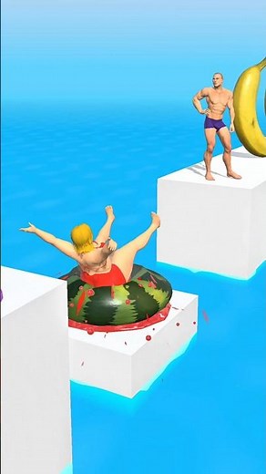 Squeezy Girl Fun Reverse Jumping Gameplay #shorts #squeeze #usa