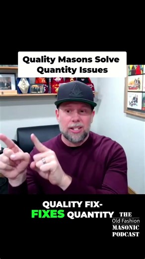 Quality Over Quantity: Solving Masonic Membership Challenges #masonry #shorts