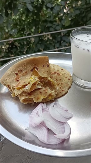 "Lazy Day ASMR Recipe | Corn & Paneer Paratha | Soothing Cooking Sounds"