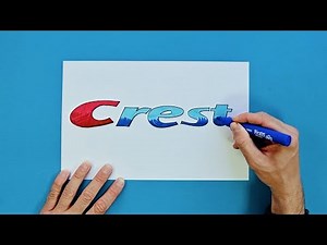 How to draw Crest Logo