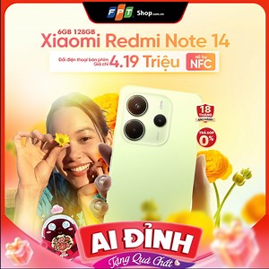 567 reactions · 4 comments | Muốn điện thoại vừa chụp đẹp vừa pin trâu mà không tốn kém. Có Redmi Note 14 Series: https://fptshop.deals/REDMI_NOTE_14 Camera 108MP sắc nét, pin 5000mAh mạnh mẽ và sạc nhanh 67W, mang đến trải nghiệm chụp ảnh tuyệt vời và sử dụng lâu dài mà không lo gián đoạn.  Đừng bỏ lỡ cơ hội sở hữu siêu phẩm hỗ trợ NFC #RedmiNote14Series #FPTShop #NFC | FPT Shop (Fptshop.com.vn) | Facebook