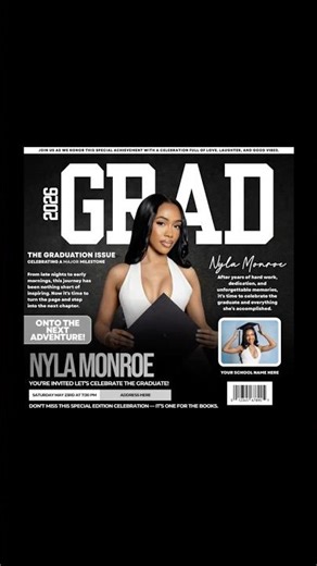 Graduation Party Invite Template