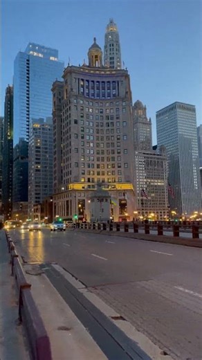 Chicago 🇺🇸 Night View 🌃 | Stunning Skyline & City Lights | Cinematic 4K