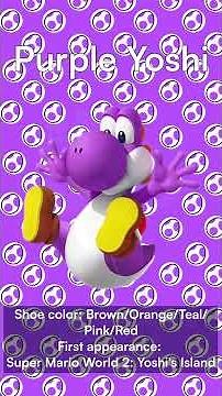 All Yoshi Colors #yoshi #mario #nintendo