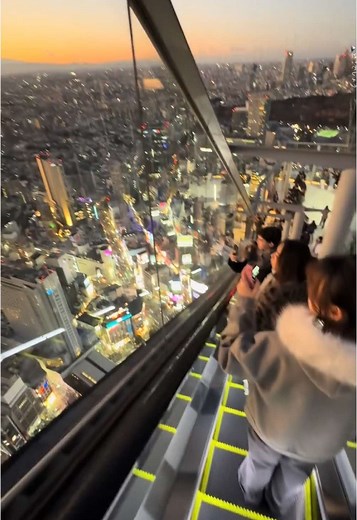 渋谷スカイから見える美しい富士山の景色
