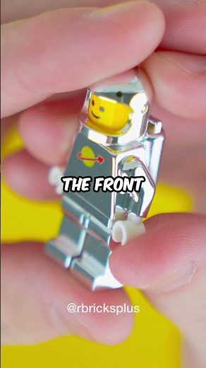 RARE LEGO Silver Chrome Classic Astronaut Minifigure #Shorts