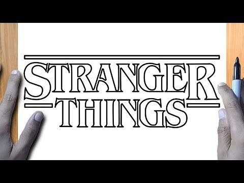COMO DIBUJAR EL LOGO DE STRANGER THINGS