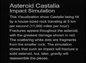 NASA Scientific Visualization Studio | Asteroid Castalia Impact Simulation