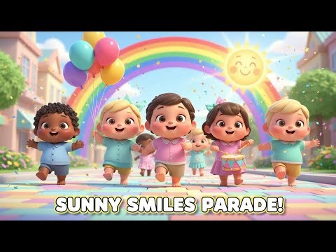 Sunny Smiles Parade ☀️🎶 | Happy Kids Song