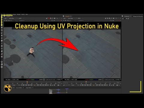 Cleanup Using UV Projection in Nuke | Nuke Cleanup Using UV Projection Complete Tutorial