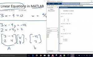 Solve Linear Equations in MATLAB