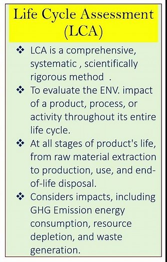 LCA - Life cycle assessment