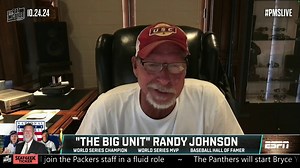 92K views · 429 reactions | Hall of Fame MLB pitcher Randy Johnson doesn't think the Los Angeles Dodgers should let Shohei Ohtani pitch in the World Series ✍️ "I would just let him continue to be the offensive force that he's been." | ESPN | Facebook