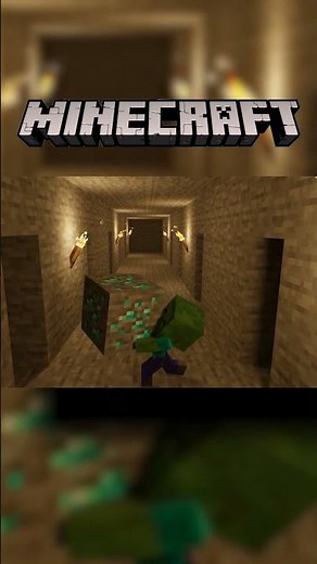 ⚔️ zombie vs human #minecraft #animation #3danimation