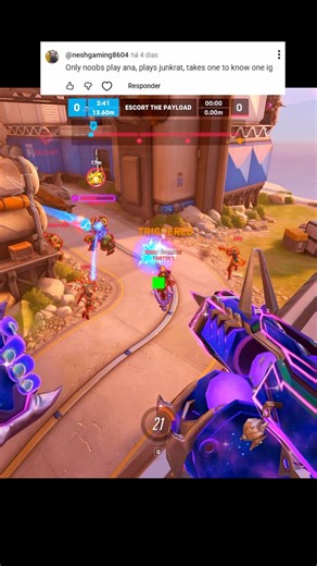 You need a mini Einstein brain to play Junkrat - Overwatch 2 Clips 1465