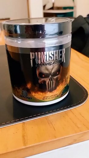 Punisher Pre-Entreno: Energía y Enfoque para el Gym