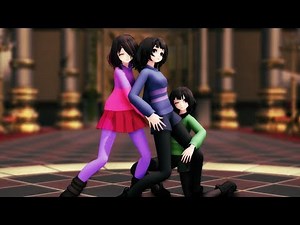 【MMD || Undertale】Koshitantan『Betty ♦ Frisk ♦ Chara』