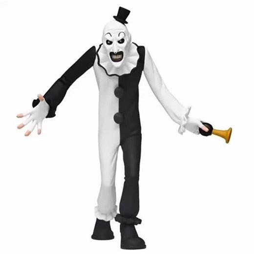 New Arrival  Terrifier Toony Terrors Art the Clown 6-Inch Scale...
