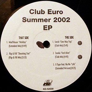 Various - Club Euro Summer 2002 EP