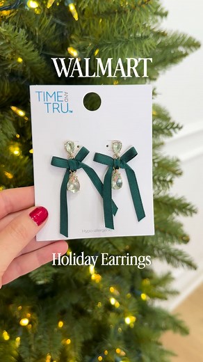 Walmart Holiday Earrings are so gorgeous and super affordable!🤩 Comment ⬇️ SHOP for a DM w/ 🔗! Under $7 each these complete your holiday outfits! 🛍️Comment SHOP below to receive a DM with the link to this post on my LTK ⬇ Or click link in bio! 📲Follow me for more affordable fashion finds! URL: https://liketk.it/5xy3O LinkDM *079* #holidayearrings #walmartstyle #walmartfashion #holidayoutfit #christmasearrings #walmartcreator #ltkfindsunder50 #ltkholiday #ltkseasonal | Ashley Aycoth
